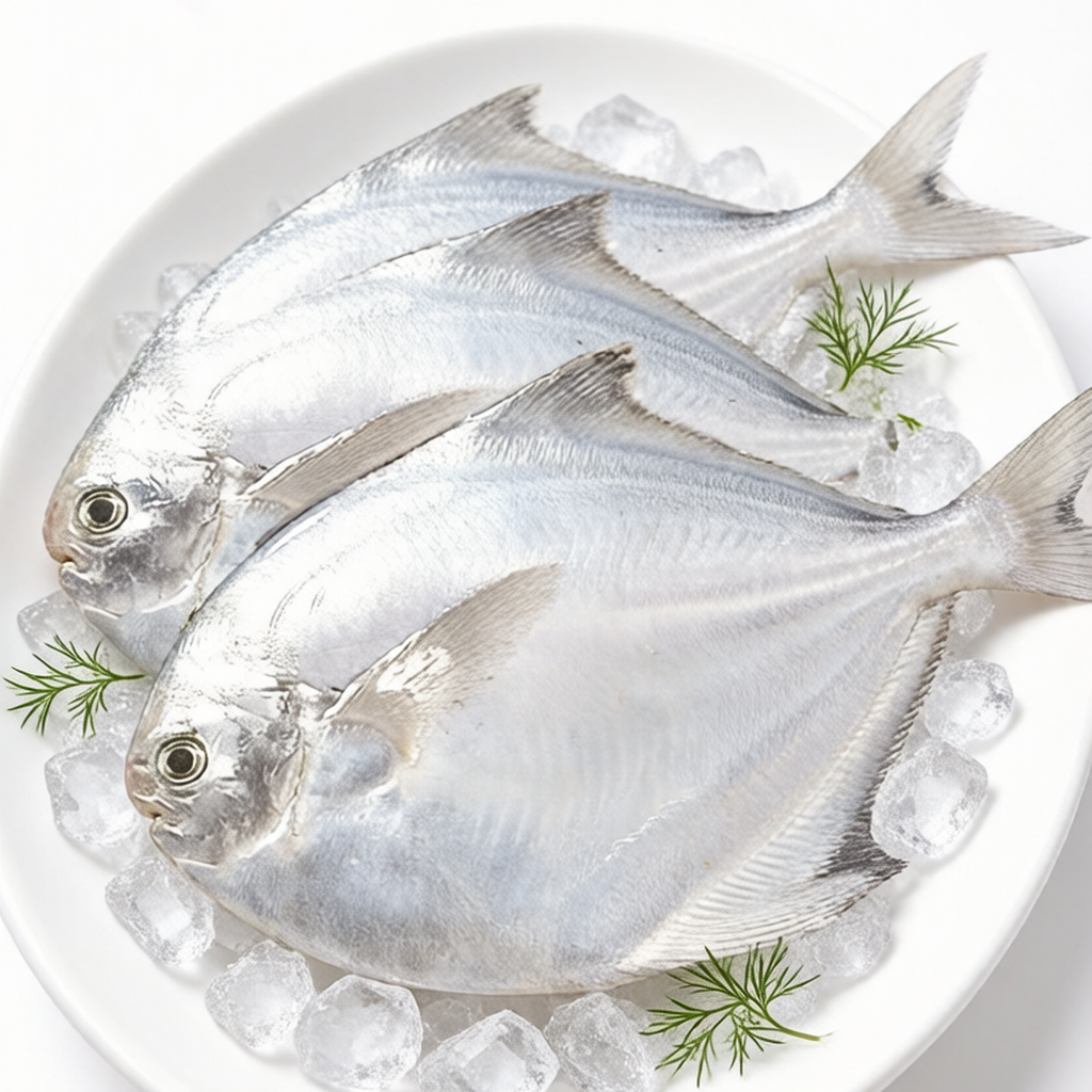 Fresh Silver Pomfret